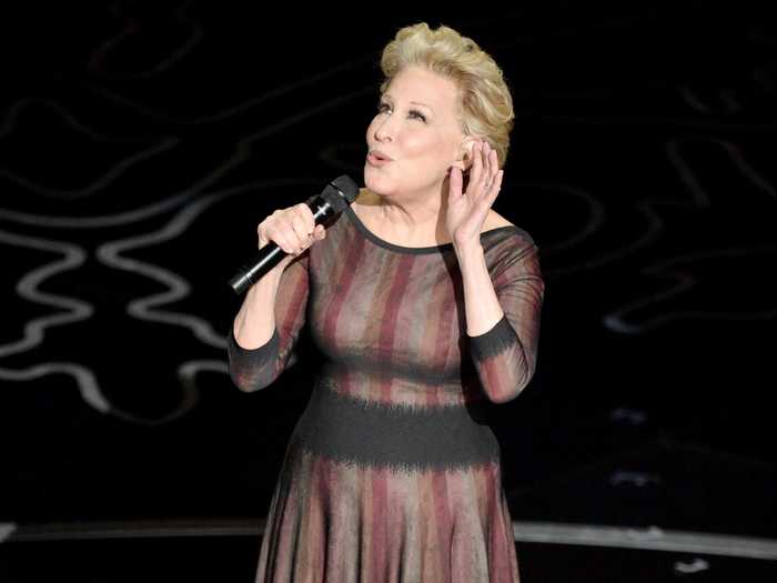 While Bette Midler was absolute perfection singing "Wind Beneath My Wings" as a tribute to those who passed.