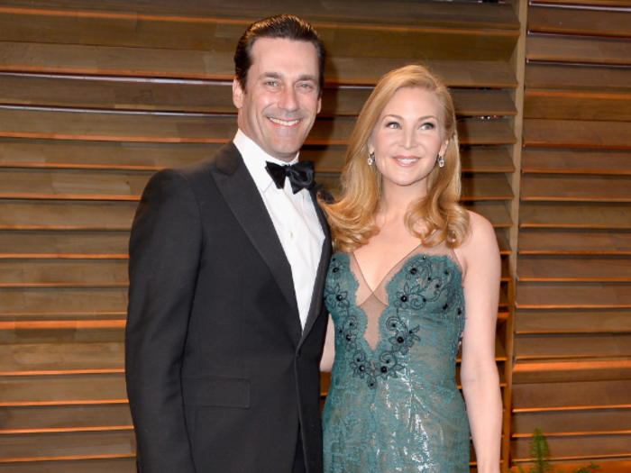 Jon Hamm made it a date night with longtime girlfriend Jennifer Westfeldt.