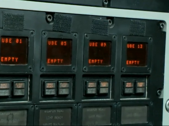 From the command launch console, all weapons are prepared and spun up in their selective tubes. A submarine