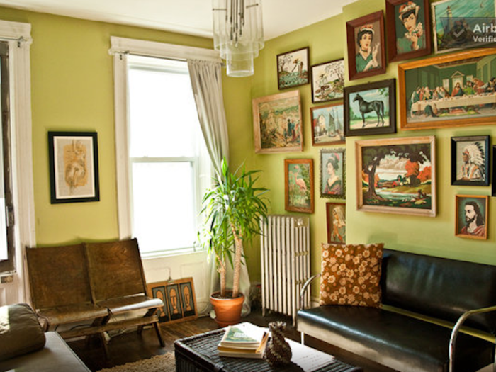 Go off the beaten track at this art-filled Brooklyn apartment.