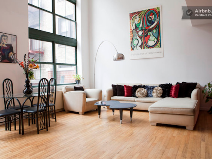 Rent out this duplex loft that