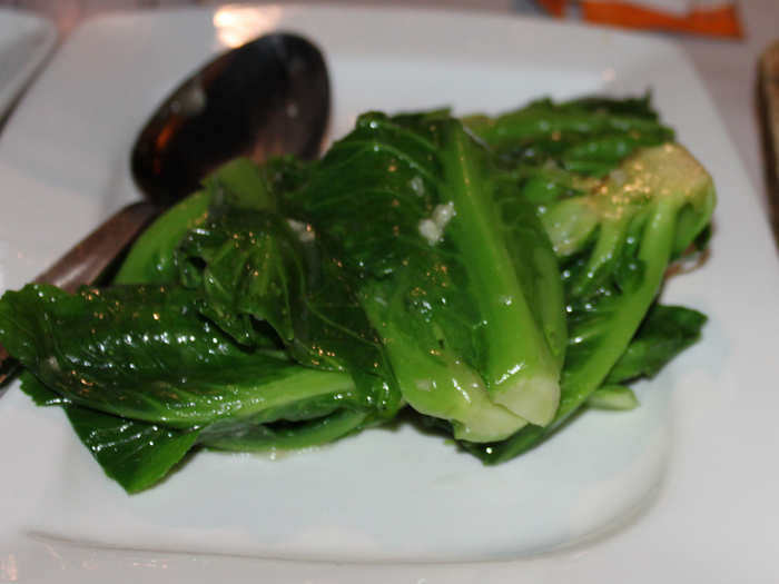 Choy sum is a Chinese vegetable that