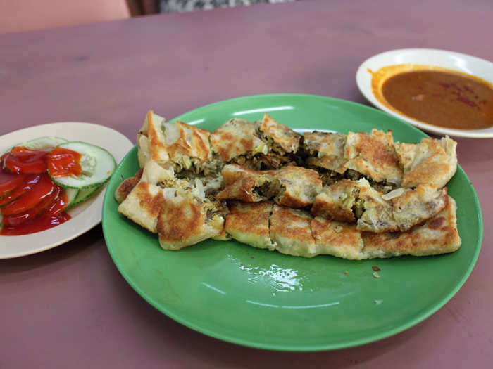 Murtabak uses a dough that