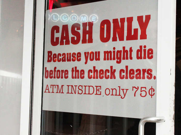 And beware — the restaurant is cash only, although there is a very affordable ATM inside.