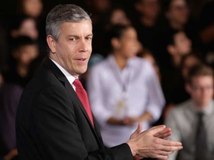 Arne Duncan, Secretary of Education, graduated magna cum laude in 1987 with a B.A. in sociology