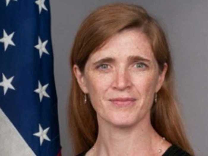 Samantha Power, U.S. Ambassador to the United Nations, received her J.D. in 1999