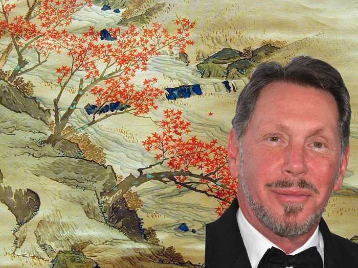 With a collection that reportedly contains as many as 500 pieces, Oracle founder Larry Ellison is a big fan of Japanese art.