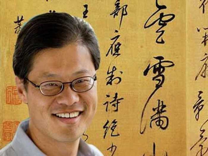 Yahoo co-founder Jerry Yang collects Chinese calligraphy.