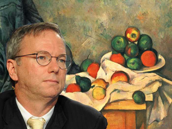 Google Chairman Eric Schmidt collects both traditional and contemporary art.