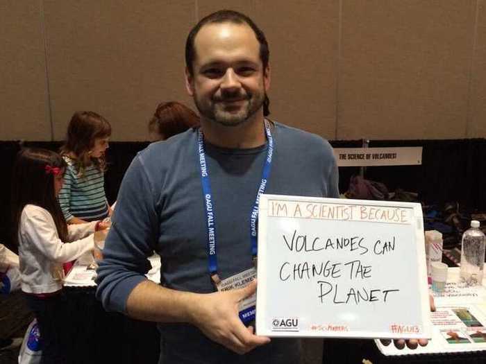 Erik Klemetti is convincing his Twitter followers that volcanoes can change the planet.