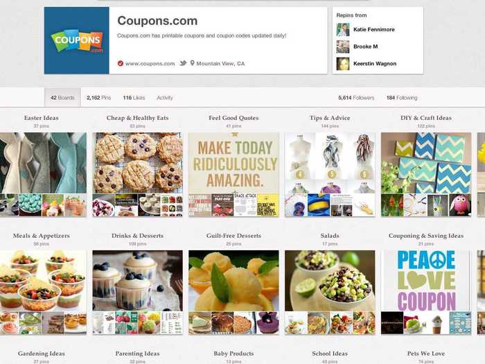 33. Coupons.com is valued at $1 billion.