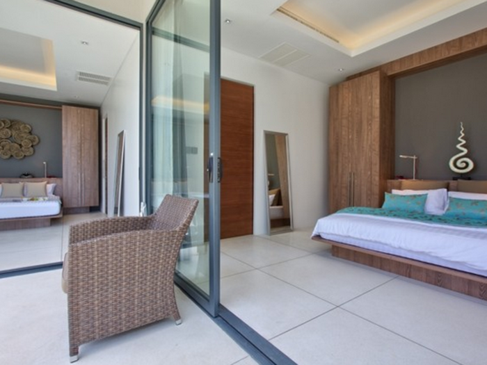 Each of the bedrooms has easy access to the outdoors.