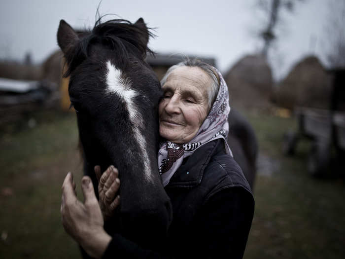 Poland: "The Inhabitant Of Szack Of Ukraine And Her Horse" by Mateusz Baj