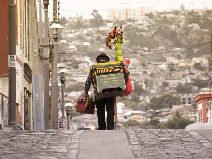 Chile: "Organillero" by Cristian Alvarado