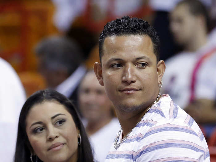 Rosangel Cabrera is married to Miguel Cabrera. They have three kids, and have known each other since childhood.