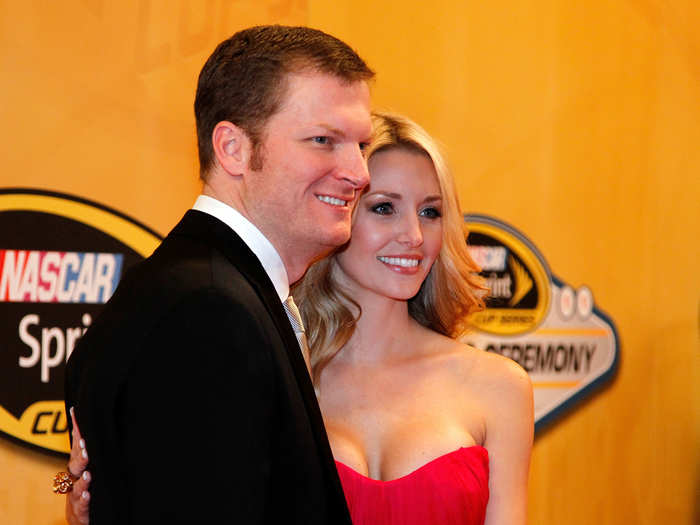 Amy Reimann is dating Dale Earnhardt Jr. She