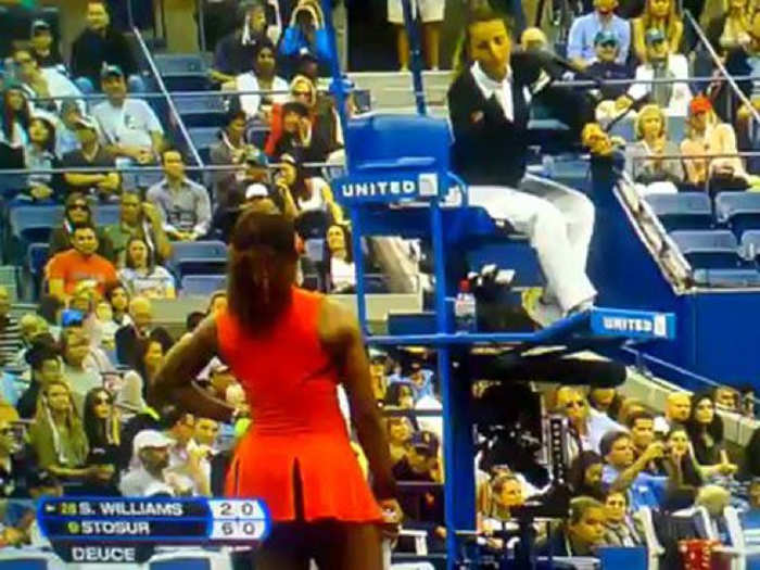 She flipped out on a US Open official and called her a "hater" after she penalized her for grunting.