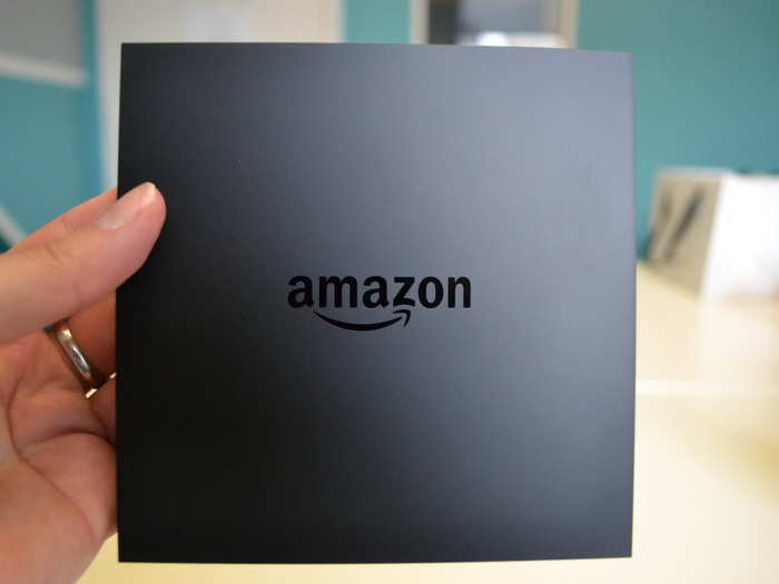 This is what Amazon Fire TV looks like up close. It