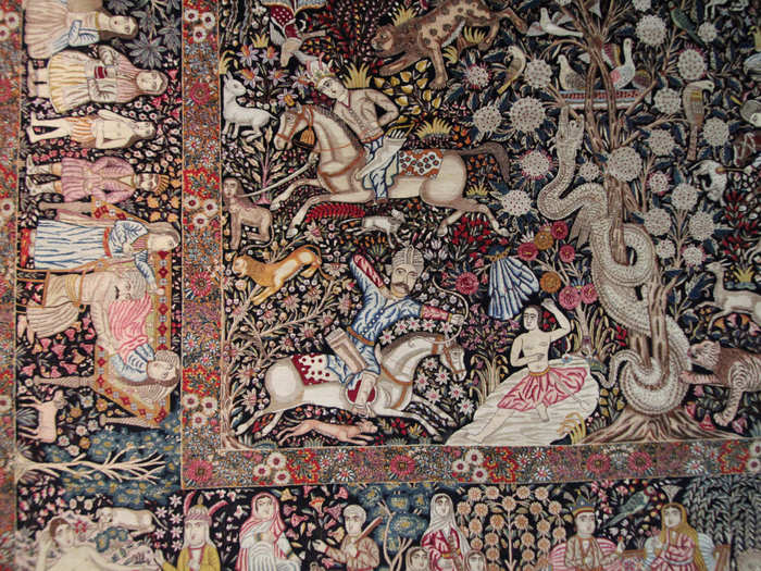 Marvel at the incredible craftmanship and detailing of Persian carpets at the Carpet Museum of Iran.