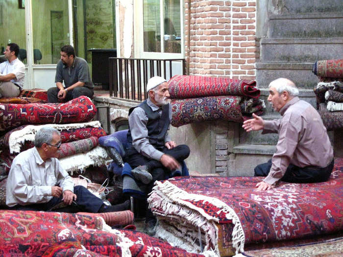 Or, buy a carpet for yourself. Haggle with locals while shopping for carpets, spices, and more at Tehran