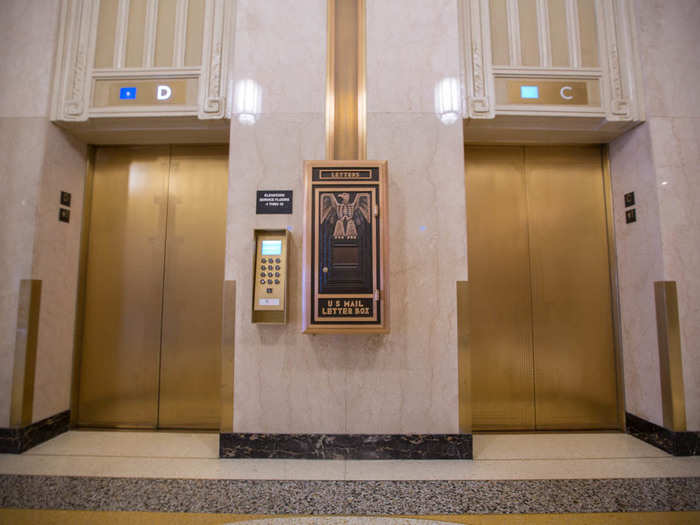 In a building this old, home to one of the largest tech companies in the world, classic design and modern technology go side by side.