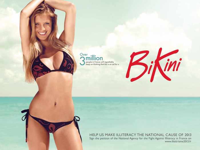 National Agency for the Fight Against Illiteracy in France: Bikini