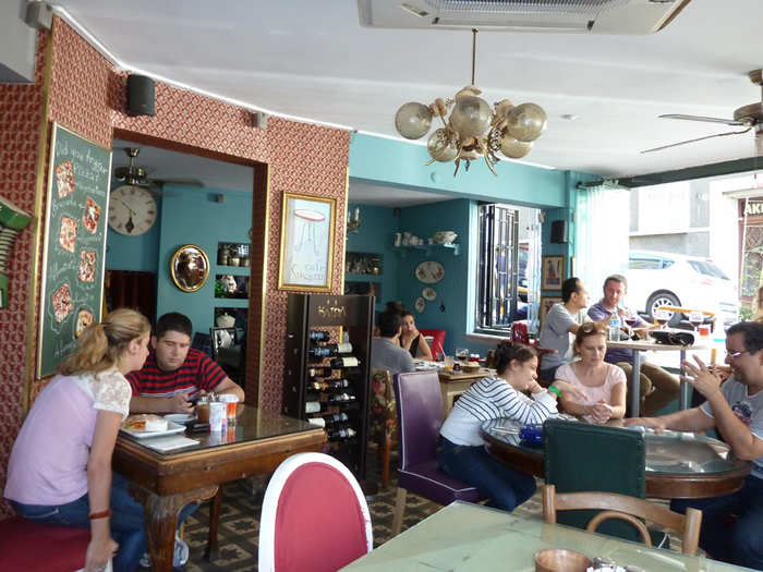 Eclectic cafes serving international fare, like Susam Cafe, have sprouted up all over the area.