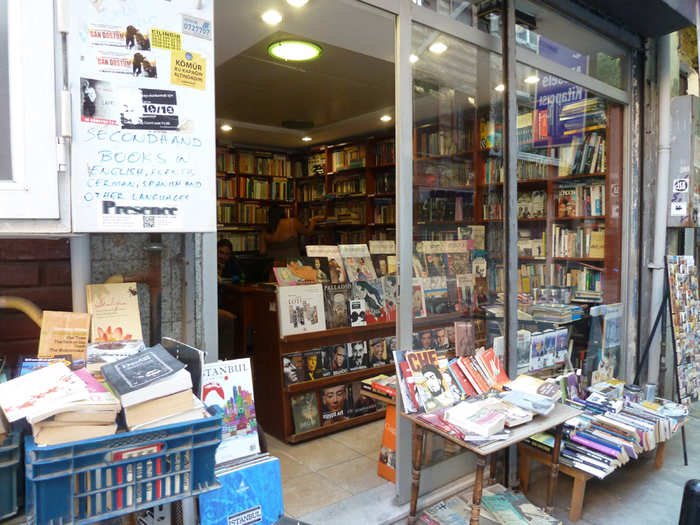 There are lots of quaint used book stores full of hard-to-find Turkish and English books.