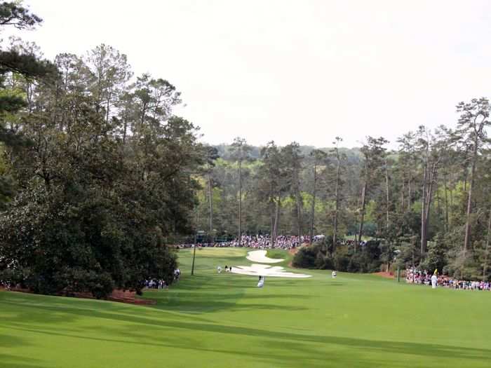 This is a view from the top of the 10th tee. Without question, this is the best looking hole on the course. It