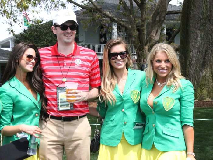 Now, this being Augusta National, you wouldn