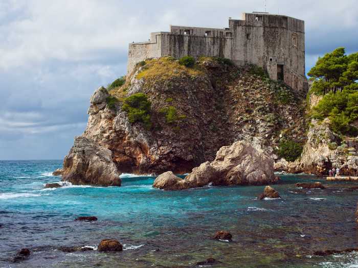 Fort Lovrjenac in Dubrovnik doubles as Red Keep, currently the seat of King Joffrey in "Game of Thrones."