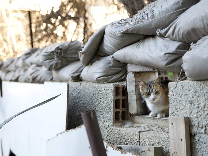 Within Nicosia, fortified walls run throughout the city prohibiting access.