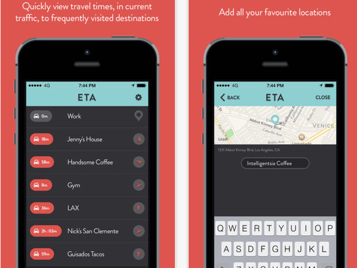 ETA is a perfect app for people who can