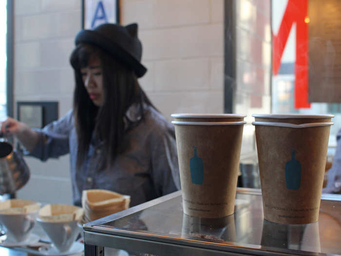 Time for a coffee break? Try Blue Bottle Coffee, the red-hot retailer that raised $25 million from big-name tech investors earlier this year. After first taking Silicon Valley by storm, the cool kid chain opened its fifth New York City location in Gotham West Market.