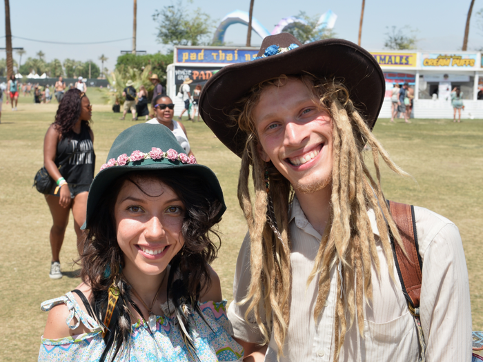 There were hats that protected dreadlocks.