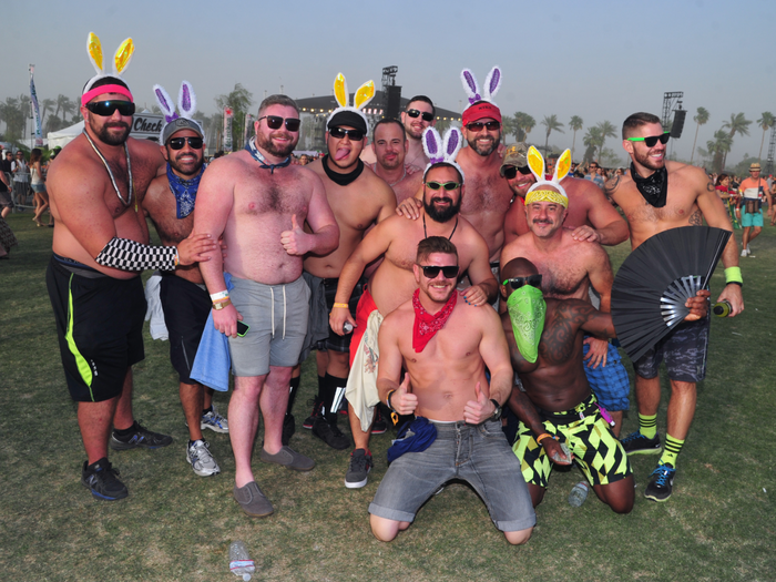 This group of friends was ready for Easter.