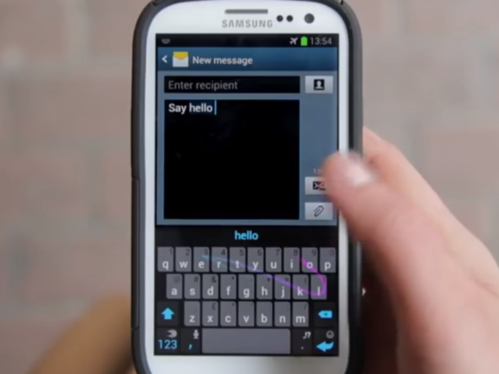 SwiftKey Keyboard simplifies sending messages to your friends.