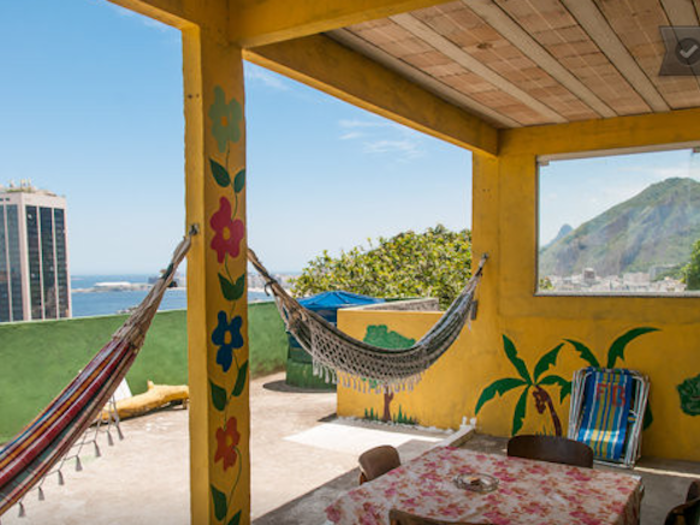 Nap in a hammock overlooking Copacabana.