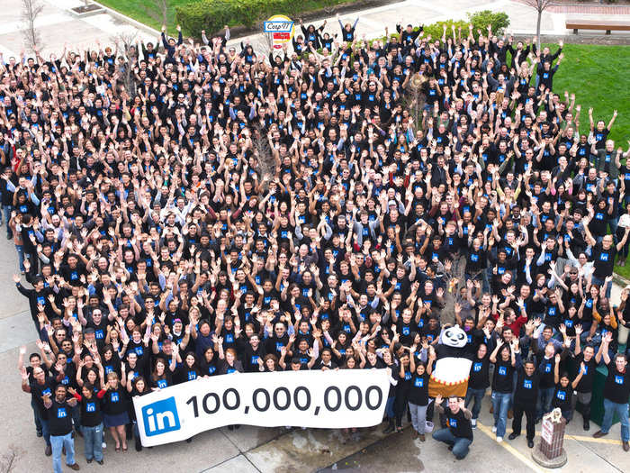 When LinkedIn hit 100 million members in March 2011, there were getting to be so many LinkedIn employees that they