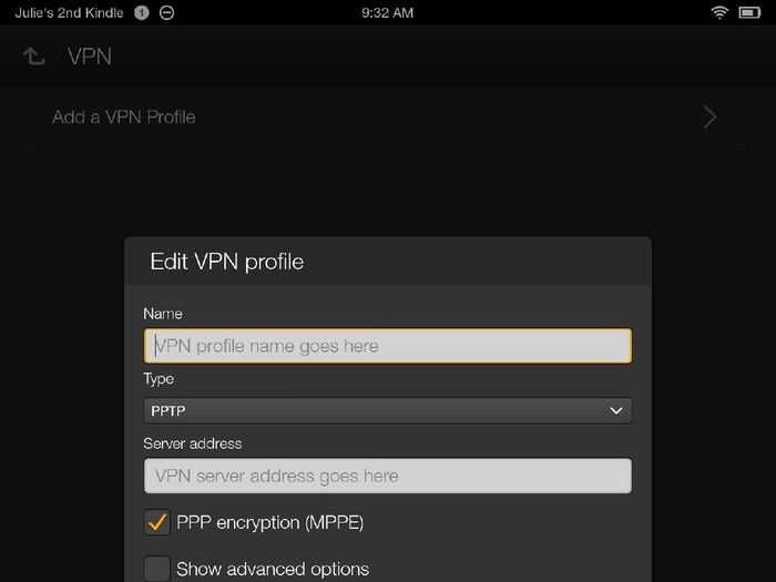 With the Kindle you can log on to a protected corporate network, called a VPN.