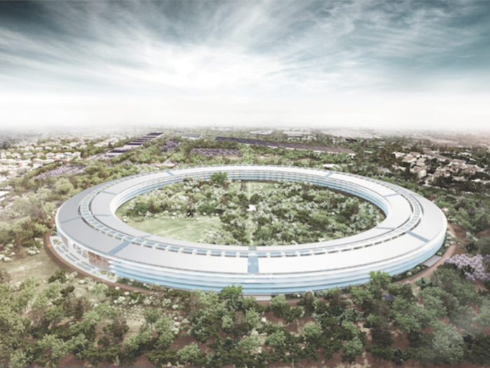 Apple has a huge spaceship-like headquarters landing soon in Cupertino.