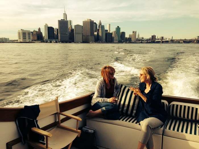 Union Square Ventures co-founder Brad Burnham and his wife took David and his girlfriend Rachel on a boat tour around NYC.