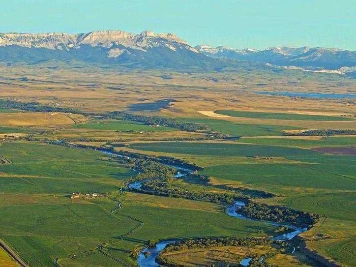 #2 A working Montana Ranch with 124,000 acres sold for $132.5 million.