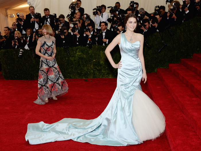 Anna watched on as her daughter, Bee Shaffer, hit the red carpet.