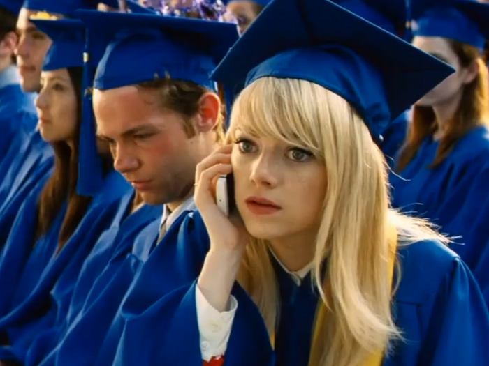 A graduation scene early on was filmed in East River Park near the Williamsburg Bridge.