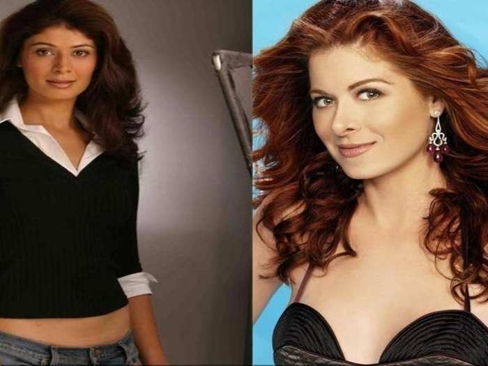 Pooja Batra and Debra Messing