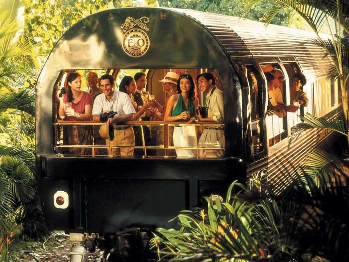 The Eastern & Oriental Express, owned and operated by the same company as the Venice Simplon-Orient Express, is a luxury train that takes passengers through Southeast Asia. Fares range from $2,000-$9,000.