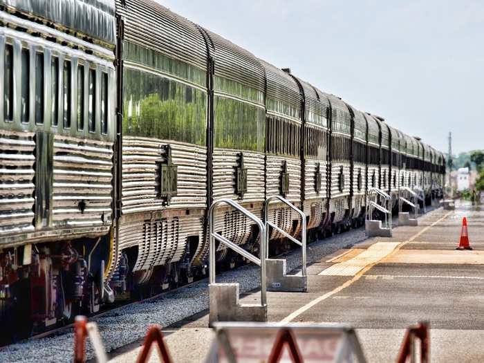 The Ghan is a train in Australia that travels from Darwin to Adelaide,  going from coast to coast. The line is legendary in Australia, having first run in 1929.