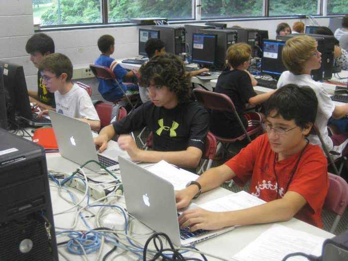 Kids can design their own games and apps at National Computer Camps.