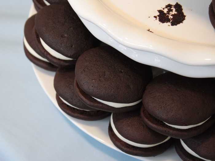 MAINE: The Whoopie Pie — a creamy filling sandwiched by 2 pieces of chocolate cake — is the official state treat of Maine and celebrated annually with Whoopie Pie festival.